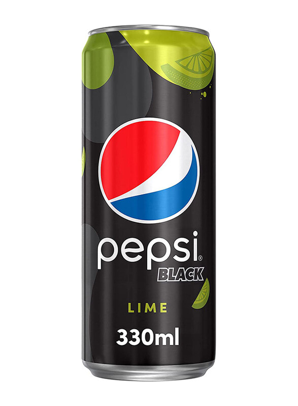 

Pepsi Black Lime Carbonated Soft Drink, 6 x 330ml