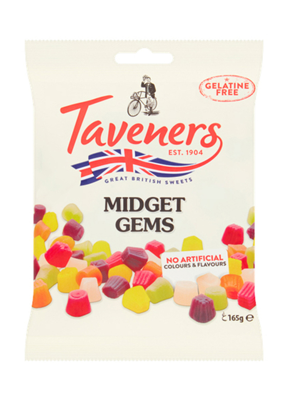 Taveners Midget Gems Gummy, 165g