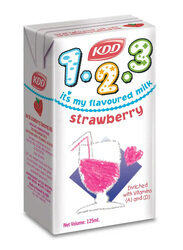 Kdd Strawberry Milk, 6 Pack x 125ml