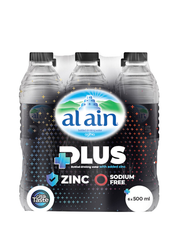 

Al Ain Water Plus, 6 x 500ml