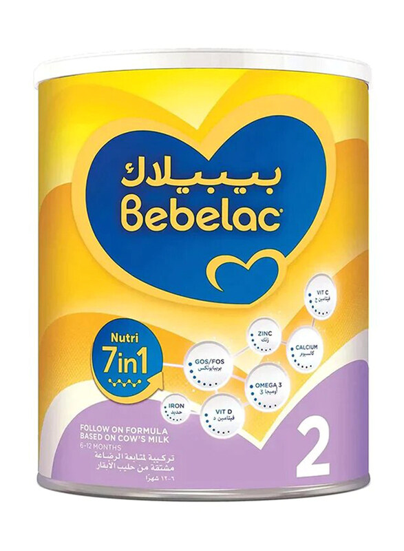 Bebelac Nutri 7 in 1 Stage 2 Infant Formula Based Cow Milk, 400g