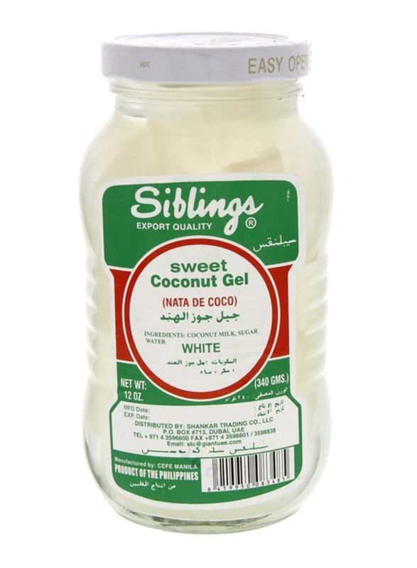 

Siblings Coconut White Gel, 340g