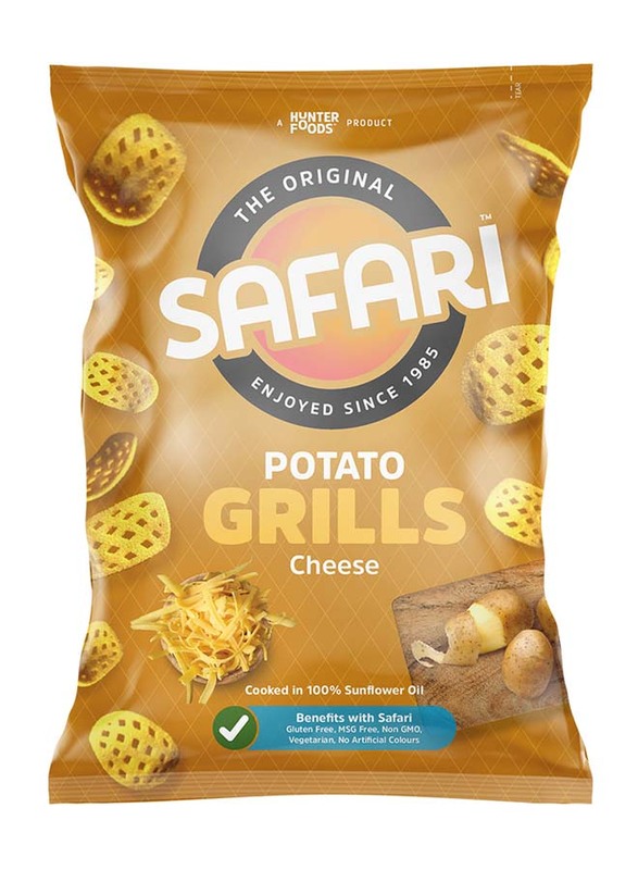 Safari Potato Grills Cheese Snack, 60g