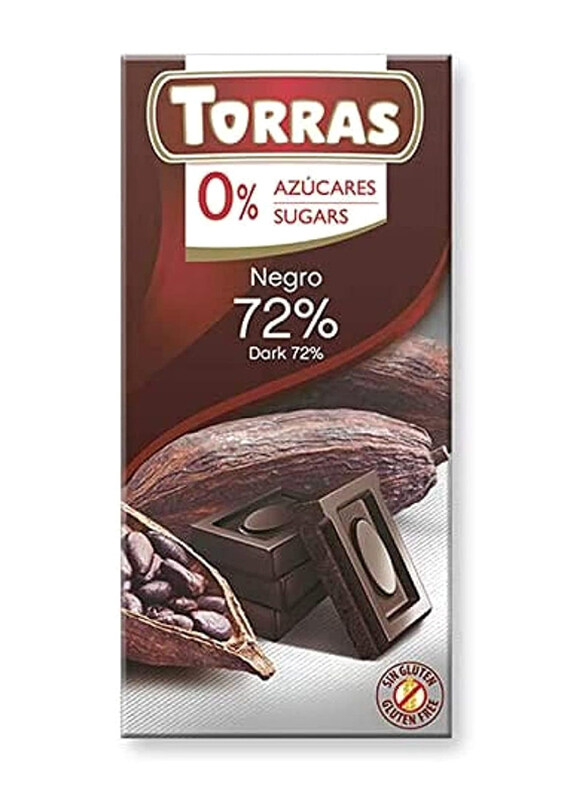 

Torras 72% Dark Cocoa Chocolate, 75g