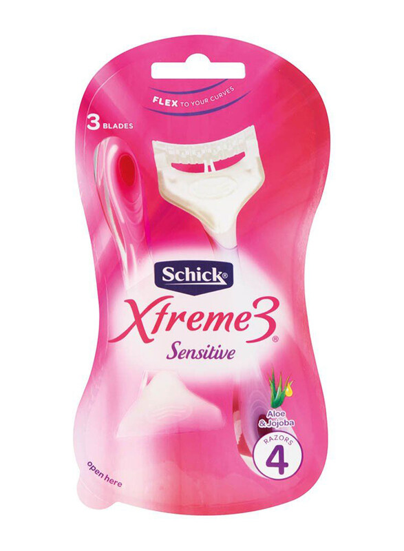

Schick Xtreme 3 Sensitive Women Razors, 4 Pieces