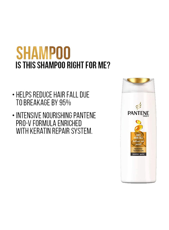 Pantene Pro-V Anti Hair Fall Shampoo, 600ml