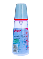 Pigeon Nursing Bottle with Peristaltic Nipple and Cap, 200ml, Clear