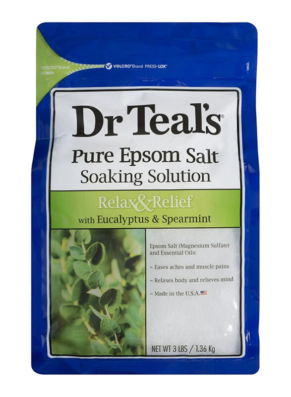 

Dr Teal's Epsom Salt Eucalyptus & Spearmint, 1.36 Kg