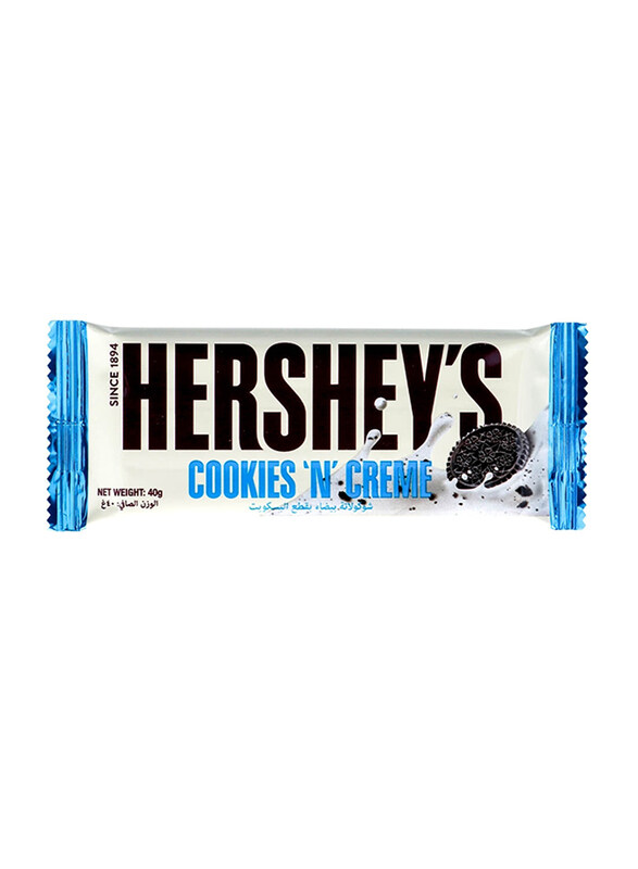 

Hersheys Cookies N Creme Bars, 40g