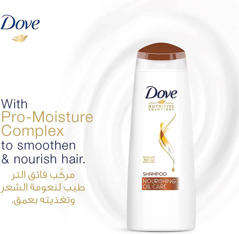 Dove Nutritive Solutions Nourishing Oil Care Shampoo for Dry Hair, 600ml