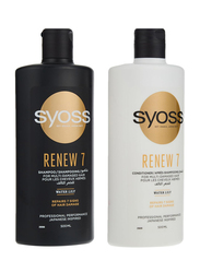 Syoss Renew7 Shampoo and Conditioner, 2 x 500ml