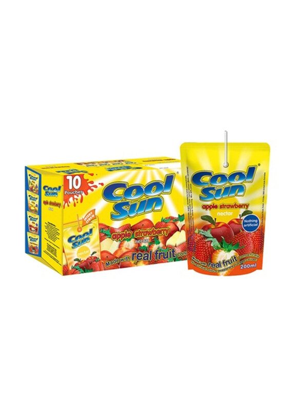 

Coolsun Apple Strawberry Juice, 10 x 200ml
