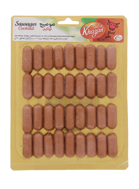 

Khazan Beef Cocktail Sausages, 250 grams