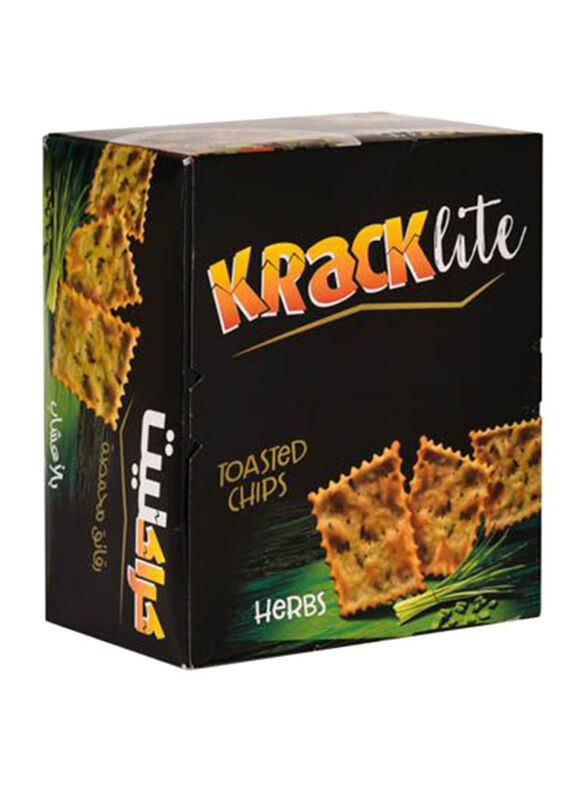 

Nabil Kracklite Herbs Toasted Chips, 12 x 26g