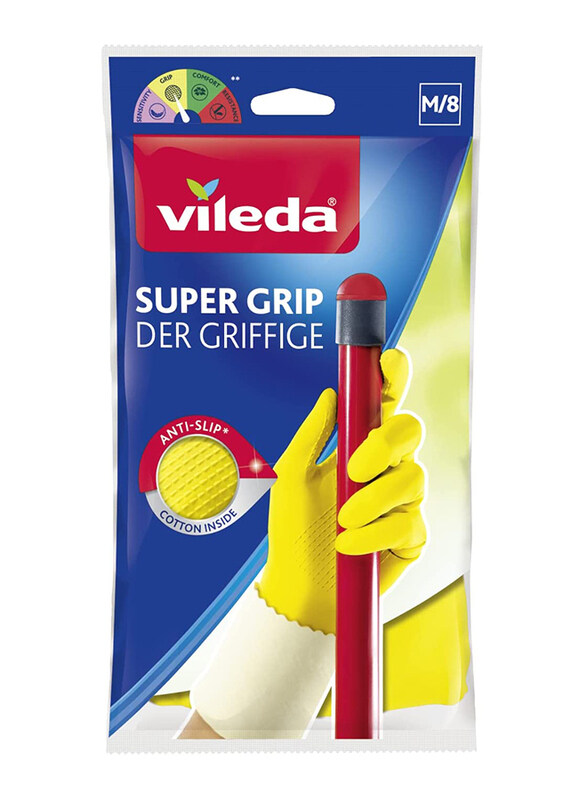 

Vileda Supergrip Gloves, Medium