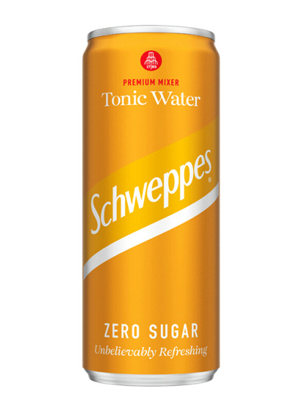 

Schweppes Zero Sugar Tonic Water, 250ml