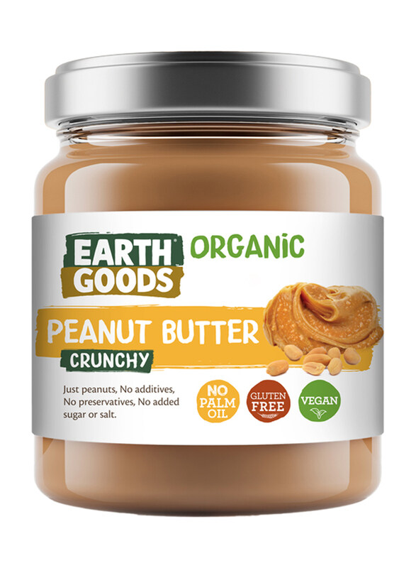 

Earth Goods Organic Crunchy Peanut Butter, 220g