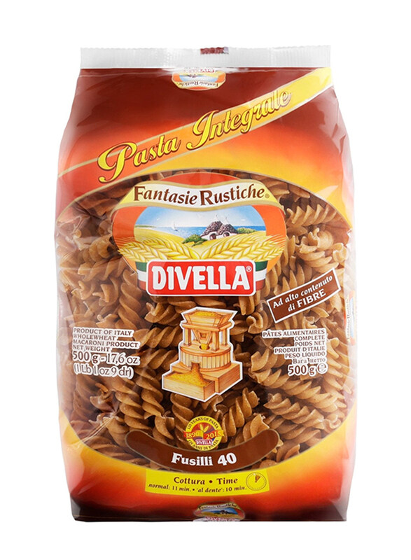 

Divella Fusilli Integrali Pasta, 500g