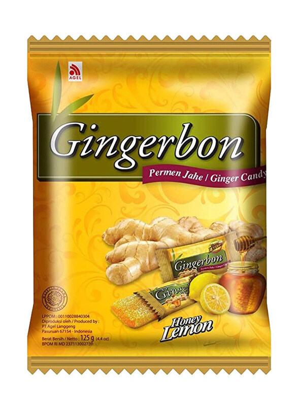 

Gingerbon Honey Lemon Candy, 125g