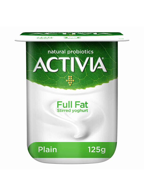 Activia Full Fat Plain Yoghurt, 125g