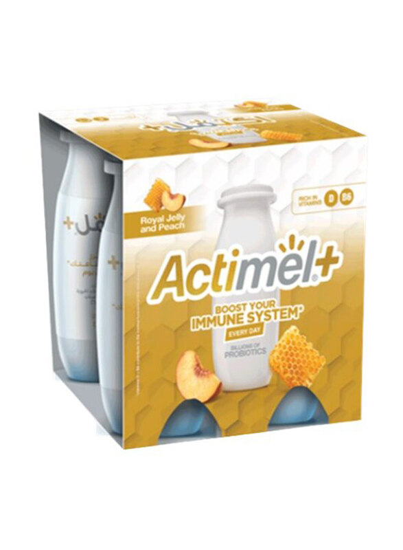 

Actimel Royal Jelly & Peach Dairy Drink, 4 x 93ml