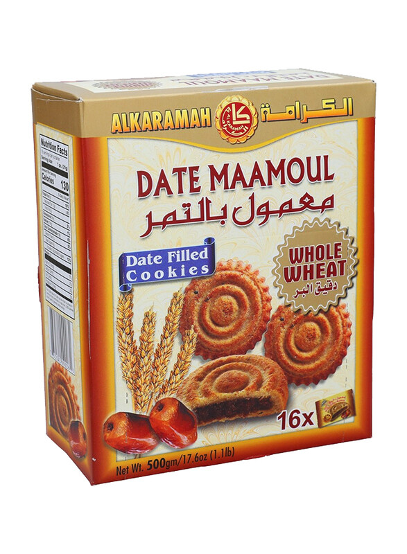 

Al Karamah Date Mamoul Whole Wheat Cookies, 30g