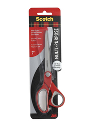 Scotch Multi-Purpose Scissor, 7-Inches, 1427, Red/Silver/Grey
