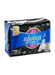 Always Ultra All In One Extra Long Sanitary Pads, Large, 16 Pieces