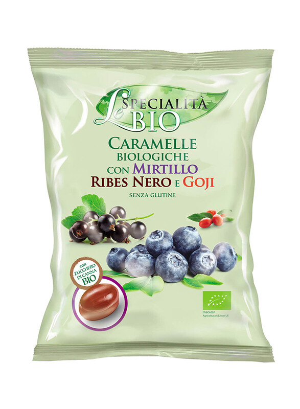 

Le Specialita Bio Caramelle Biologiche Con Mirtillo, Ribes Nero & Goji Candy, 80g