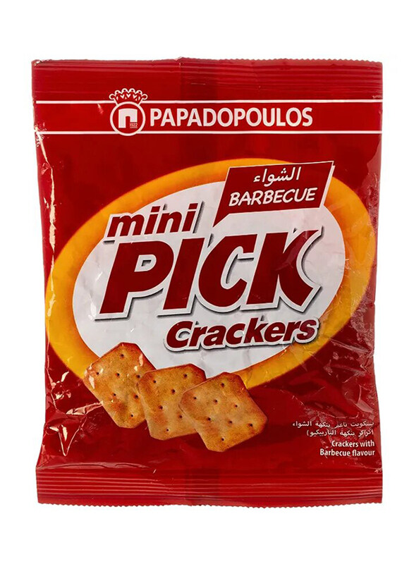 

Papadopoulos Mini Pick Barbeque Crackers, 45g