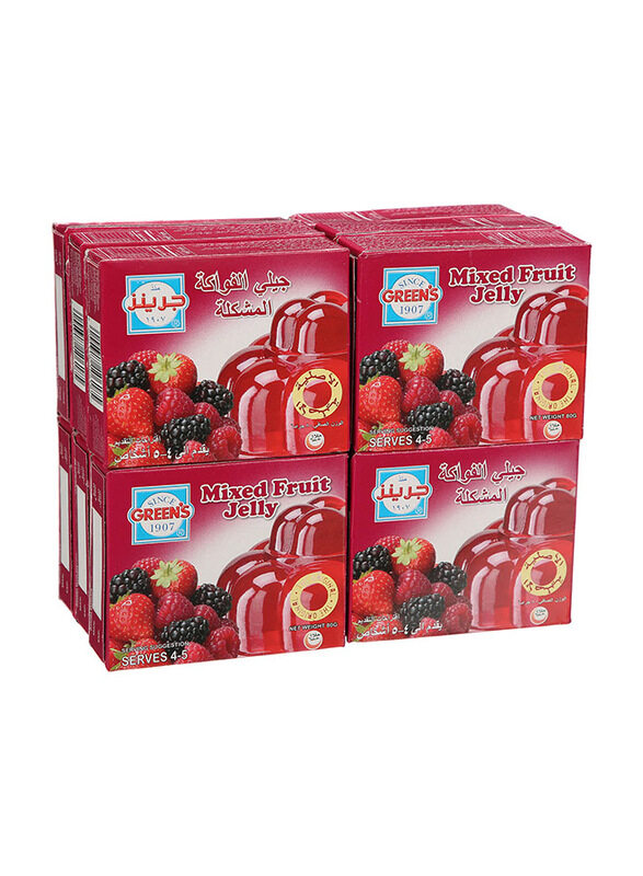 

Greens Mixed Fruit Jelly Powder, 12 x 80g