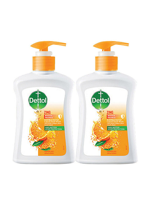 

Dettol Zing Handwash, 200ml, 2 Pieces