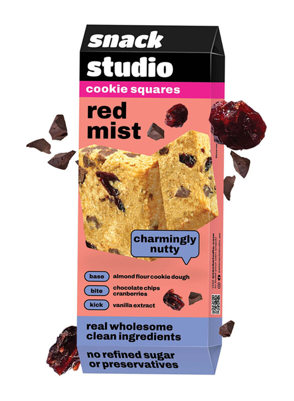 

Snack Studio Nutty Charm Choco Chip And Peanuts Cookie Squares, 26g