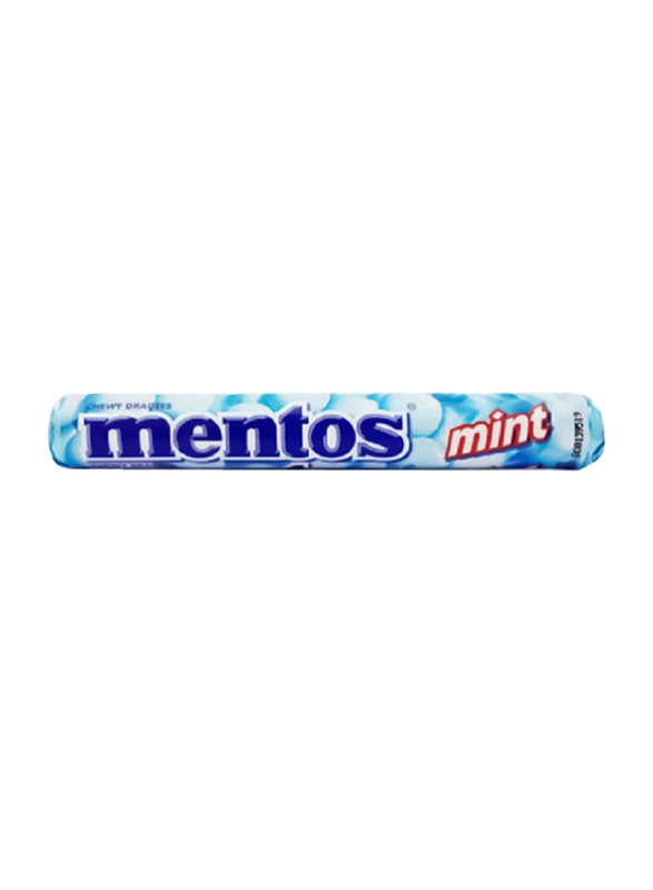 Mentos Dragees Mint Chewing Gum, 38g