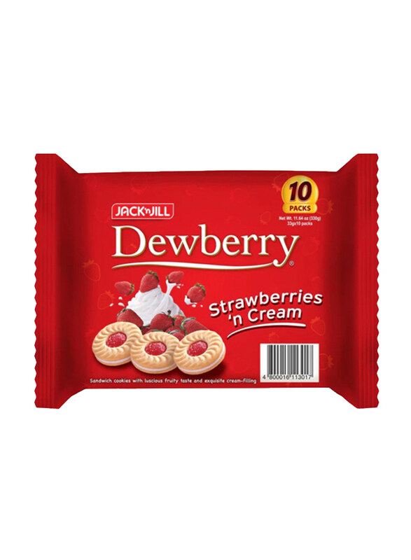 

Jack N Jill Dewberry Strawberry, 10 x 33g