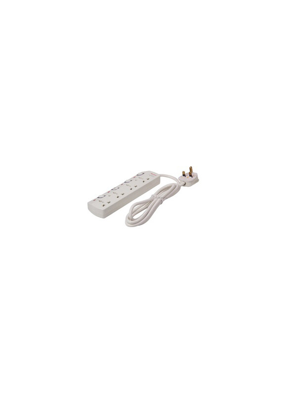 

Oshtraco 4 Way Switch Socket Wall Charger, White