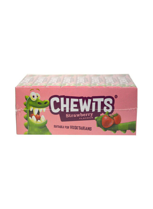 

Chewits Strawberry Flavour Candy, 24 x 30g