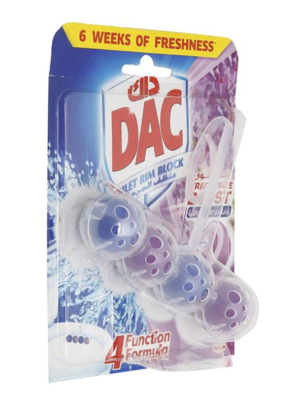 

DAC Blue Active Lavender Toilet Rim Block, 50g