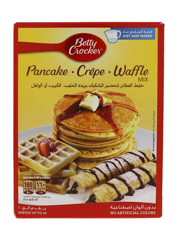 

Betty Crocker Pancake Whole Grain Jaw Mix, 500g