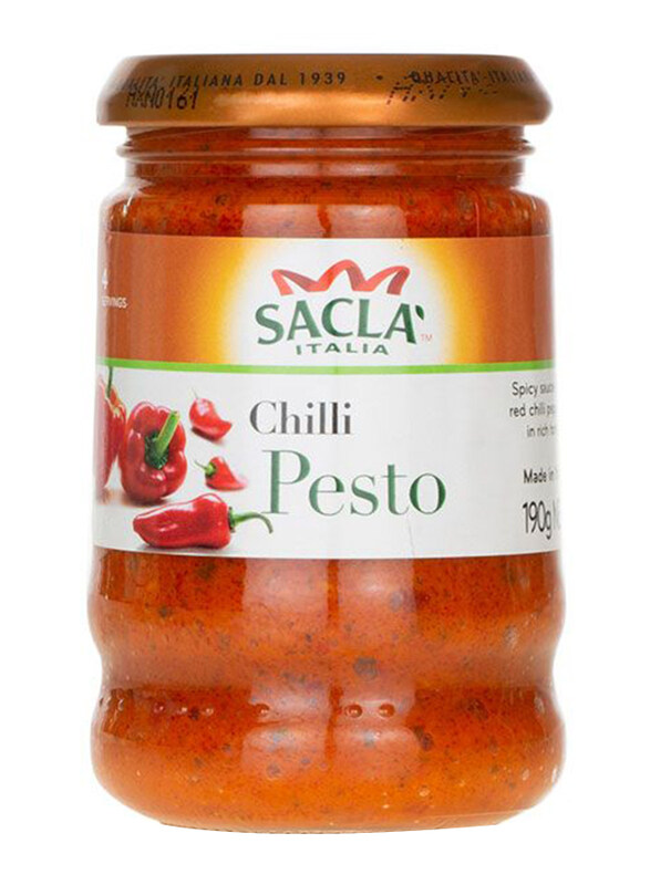 

Sacla Italian Spicy Chilly Pepper Pesto, 190g