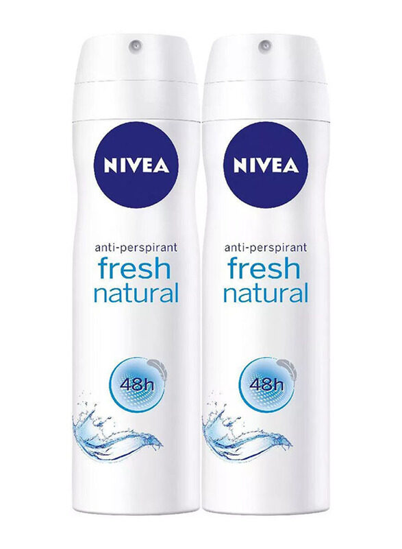 

Nivea Fresh Natural Deodorant, 150ml, 2 Pieces