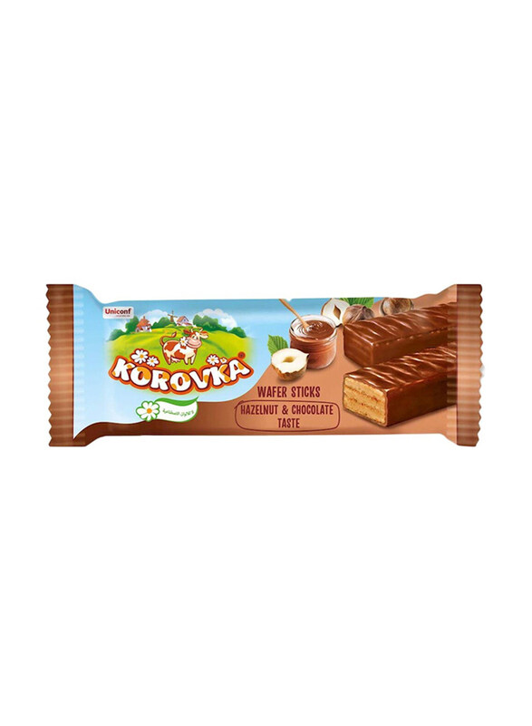 

Uniconf Korovka Hazelnut & Chocolate Wafer Sticks, 50g