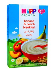 Hipp Organic Peach & Banana Breakfast, 230g