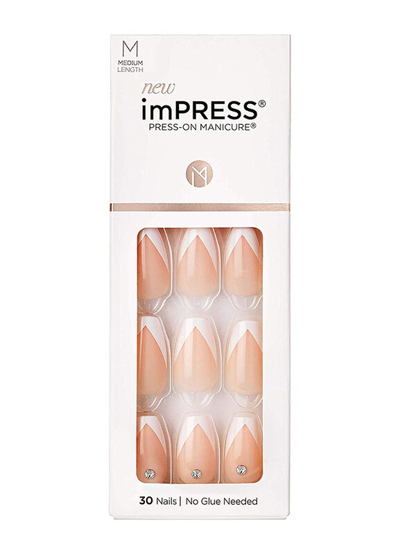 Kiss imPRESS False Nails, KIMM04C, So French