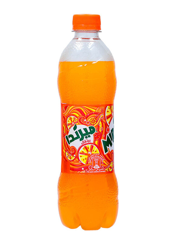

Mirinda Orange Carbonated Soft Drink, 500ml