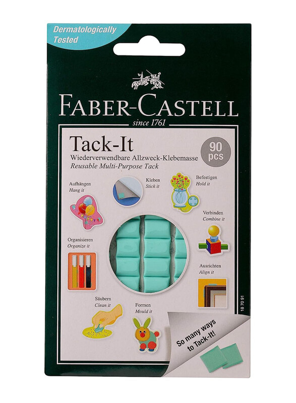 

Faber-Castell Reusable Multi-Purpose Adhesive Tack-It, 50gm, Green