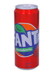 Fanta Strawberry Soft Drink Can, 330ml