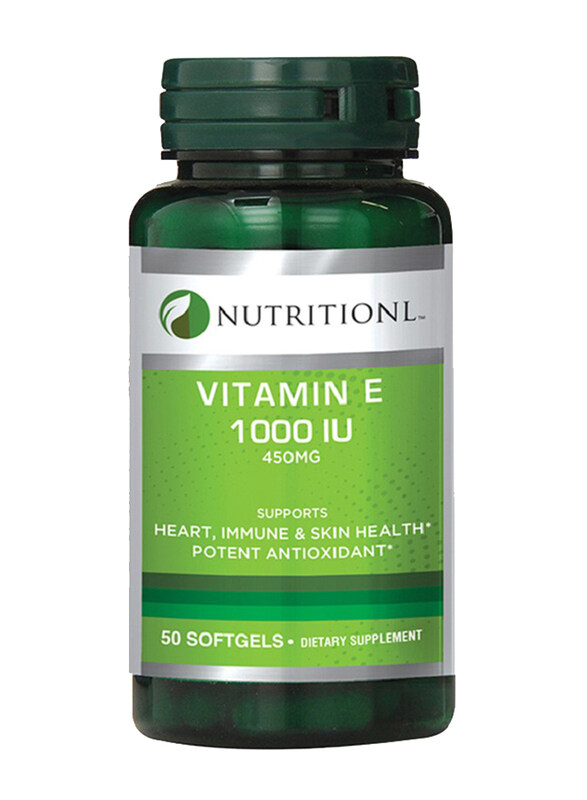 

Nutritionl 1000 Iu Vitamin E, 450mg, 50 Softgels