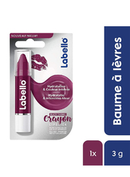 Labello Crayon Lipstick, 3gm, Black Cherry, Purple