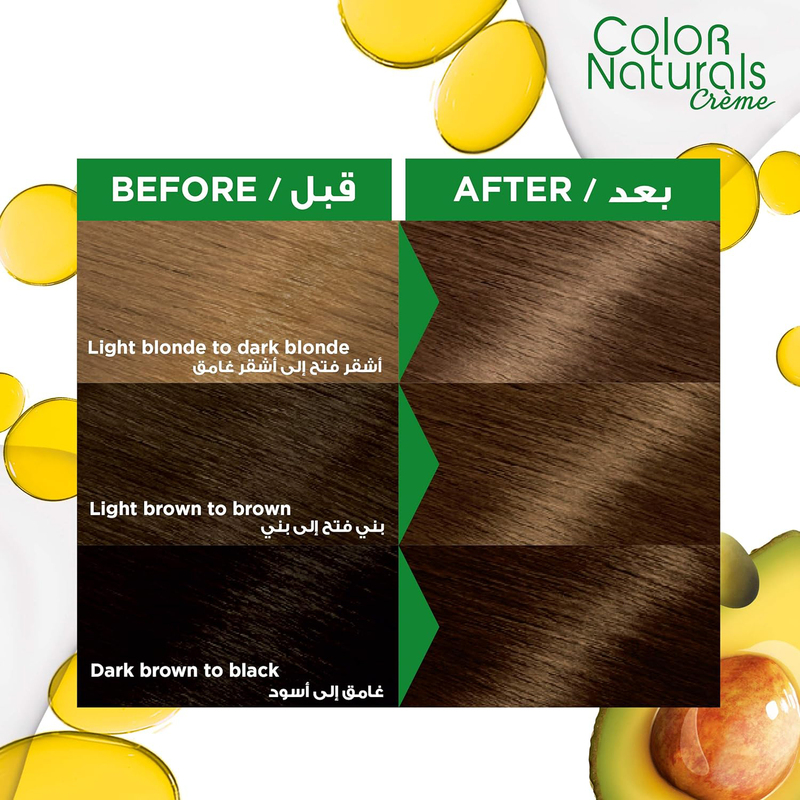 Garnier Colour Naturals Crme Haircolor, 110ml, 6 Dark Blonde